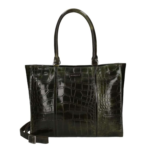 „Cool Colbie 13,3 Zoll Damen Arbeitstasche aus Leder mit 3D-Croco-Prägung, kompakte Laptoptasche mit verstellbarem und abnehmbarem Schultergurt“
