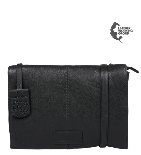 SOFT SKYLAR DOUBLE POCKET FLAP - Black