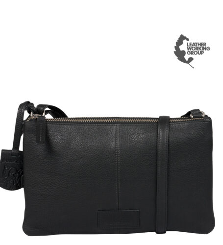 SOFT SKYLAR DOUBLE POCKET ZIP - Black