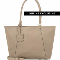 SPECIAL SARA WIDE TOTE 15.6" - Grijs