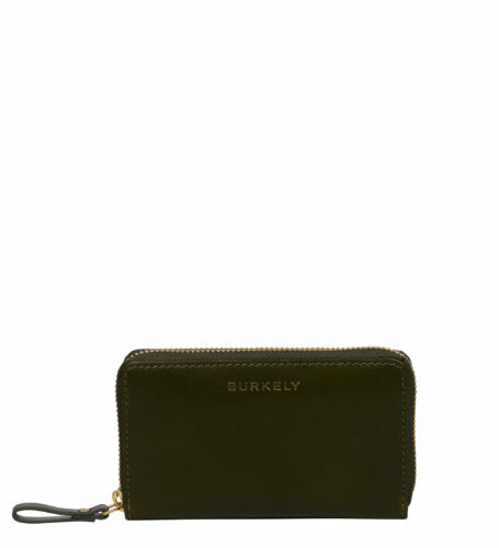 VINTAGE VEDA MEDIUM ZIP AROUND WALLET - Olive