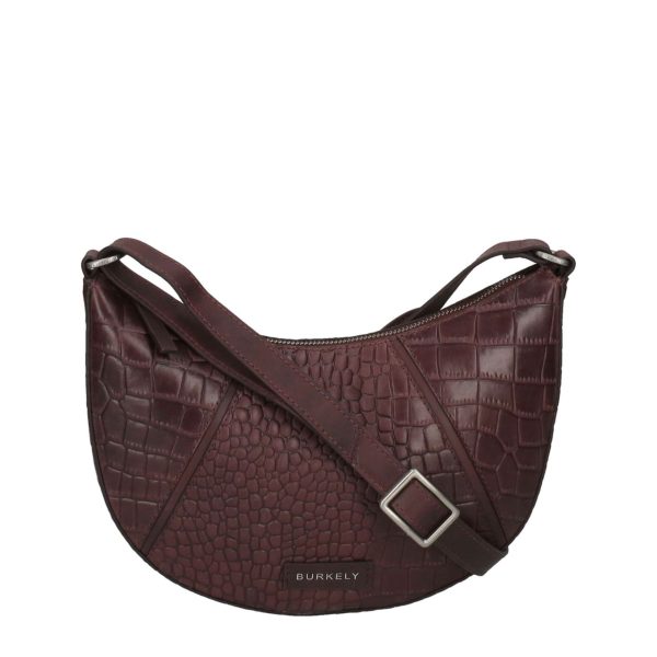 Brandy bruine Burkely Cool Colbie Crossbody Round leren tas